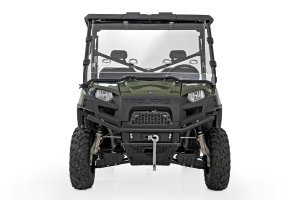 Polaris Ranger 570 Crew Winch Mount - Rough Country - Non-Pro Fit Cage - Black